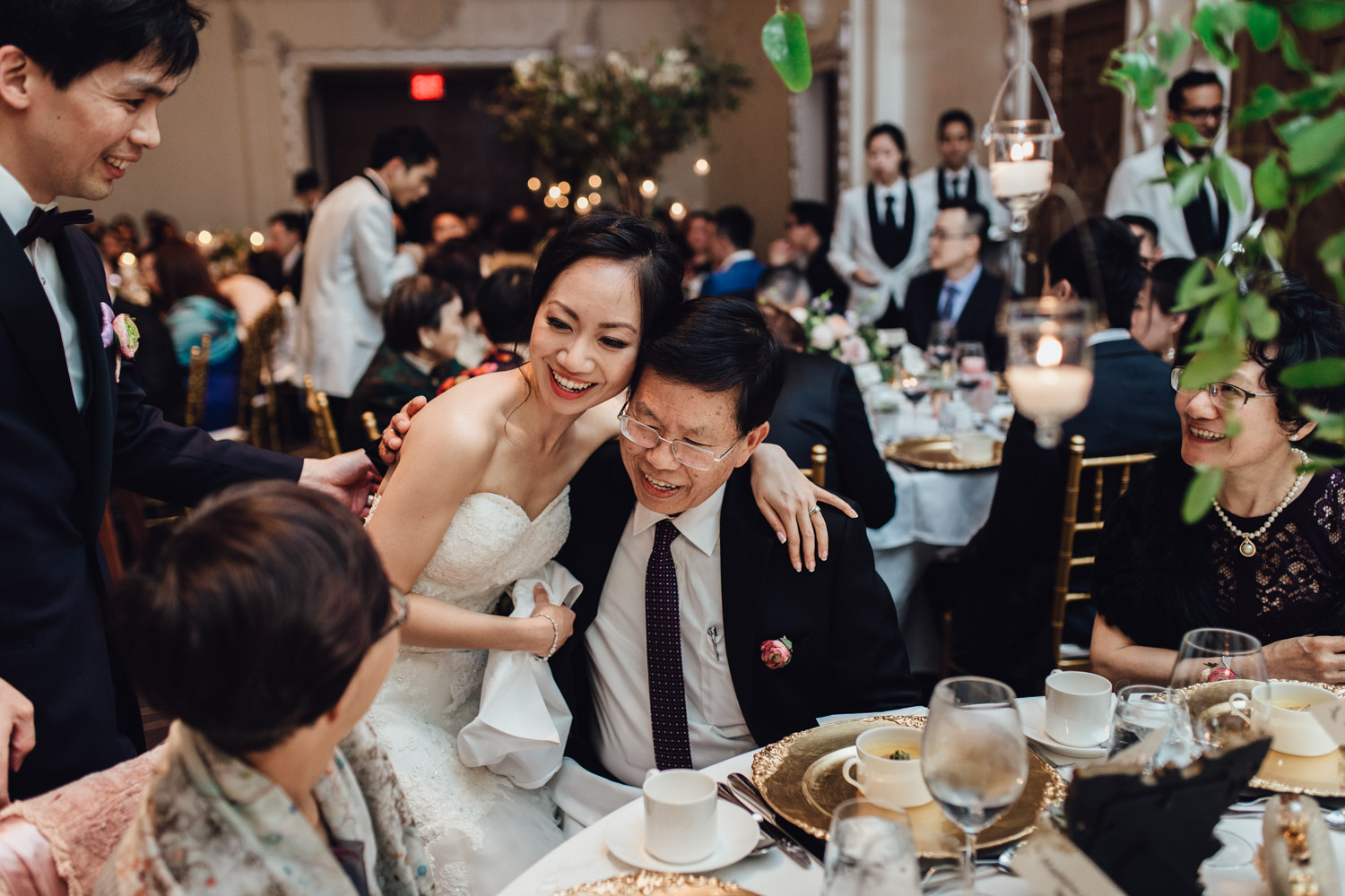 rosewood hotel georgia spanish ballroom wedding reception photography vancouver