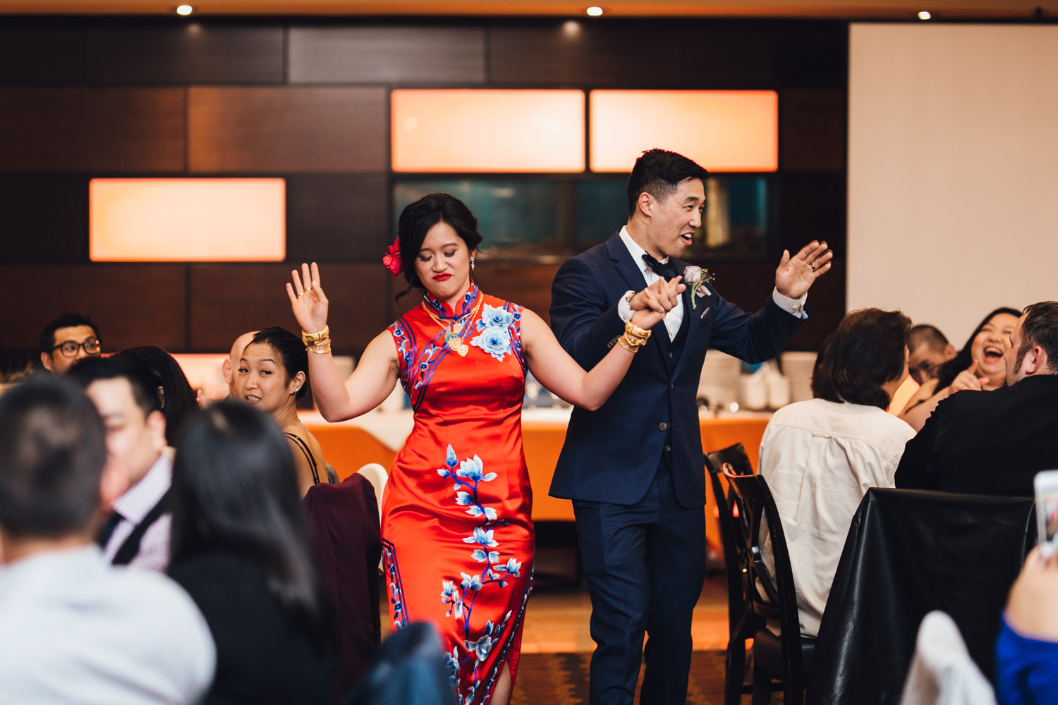 chinese wedding reception photography at kirin restaurant in new westminster