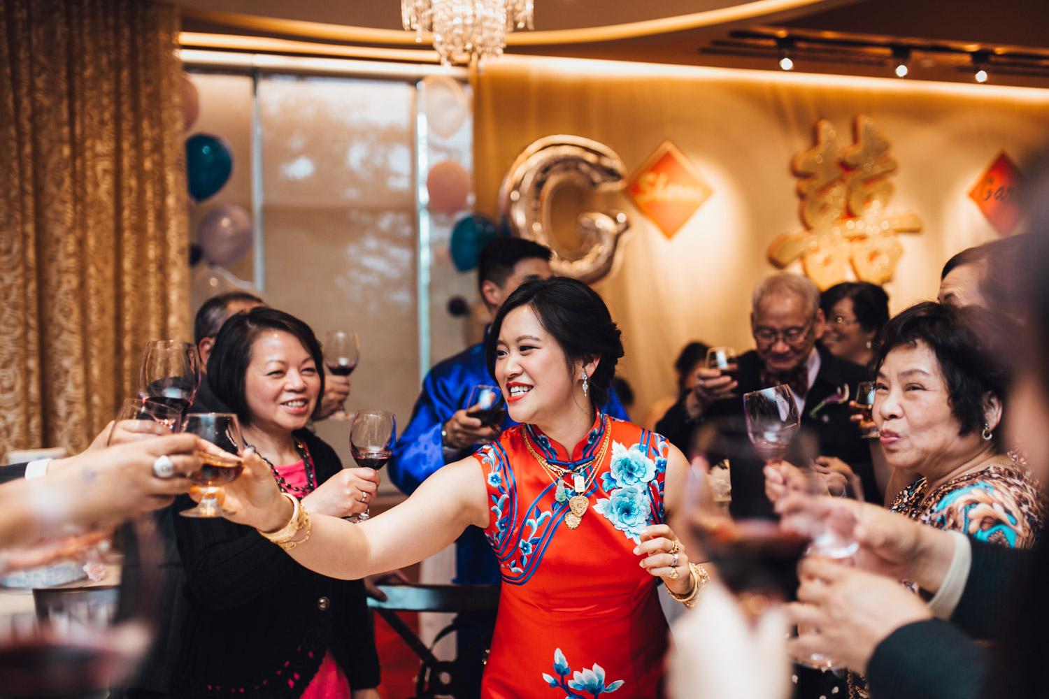 chinese wedding reception photography at kirin restaurant in new westminster