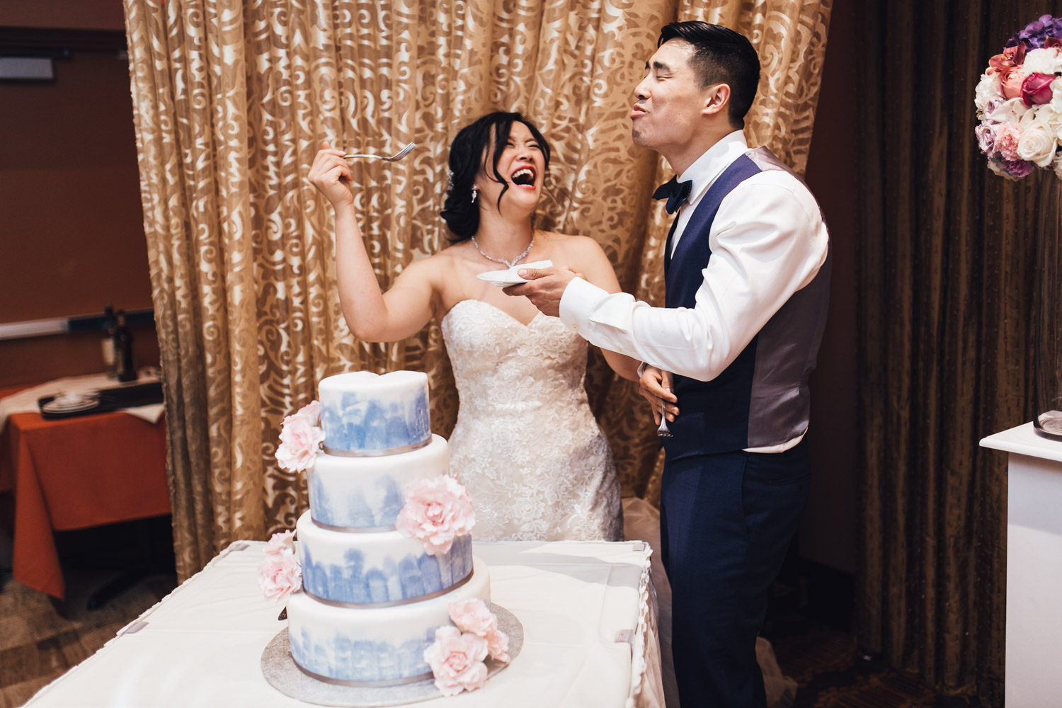 chinese wedding reception photography at kirin restaurant in new westminster