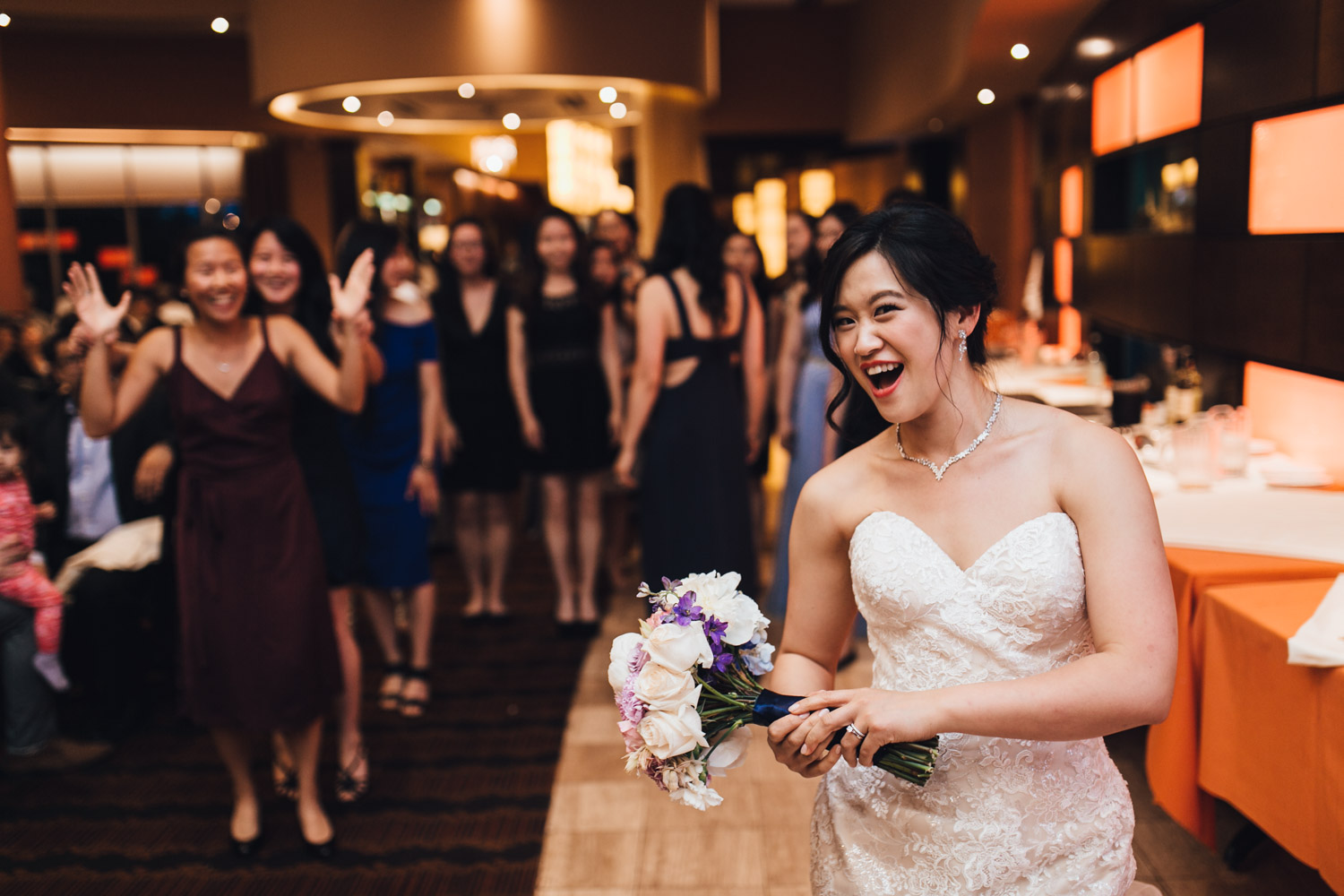 chinese wedding reception photography at kirin restaurant in new westminster