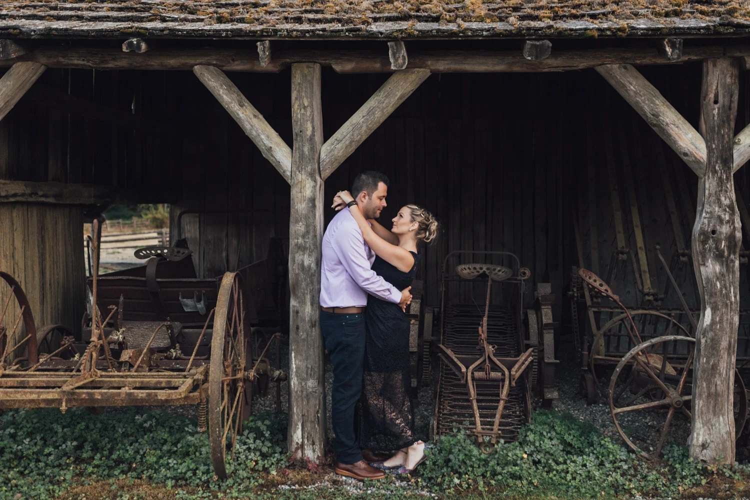 Engagement photography at Campbell Valley Park in Langley, BC