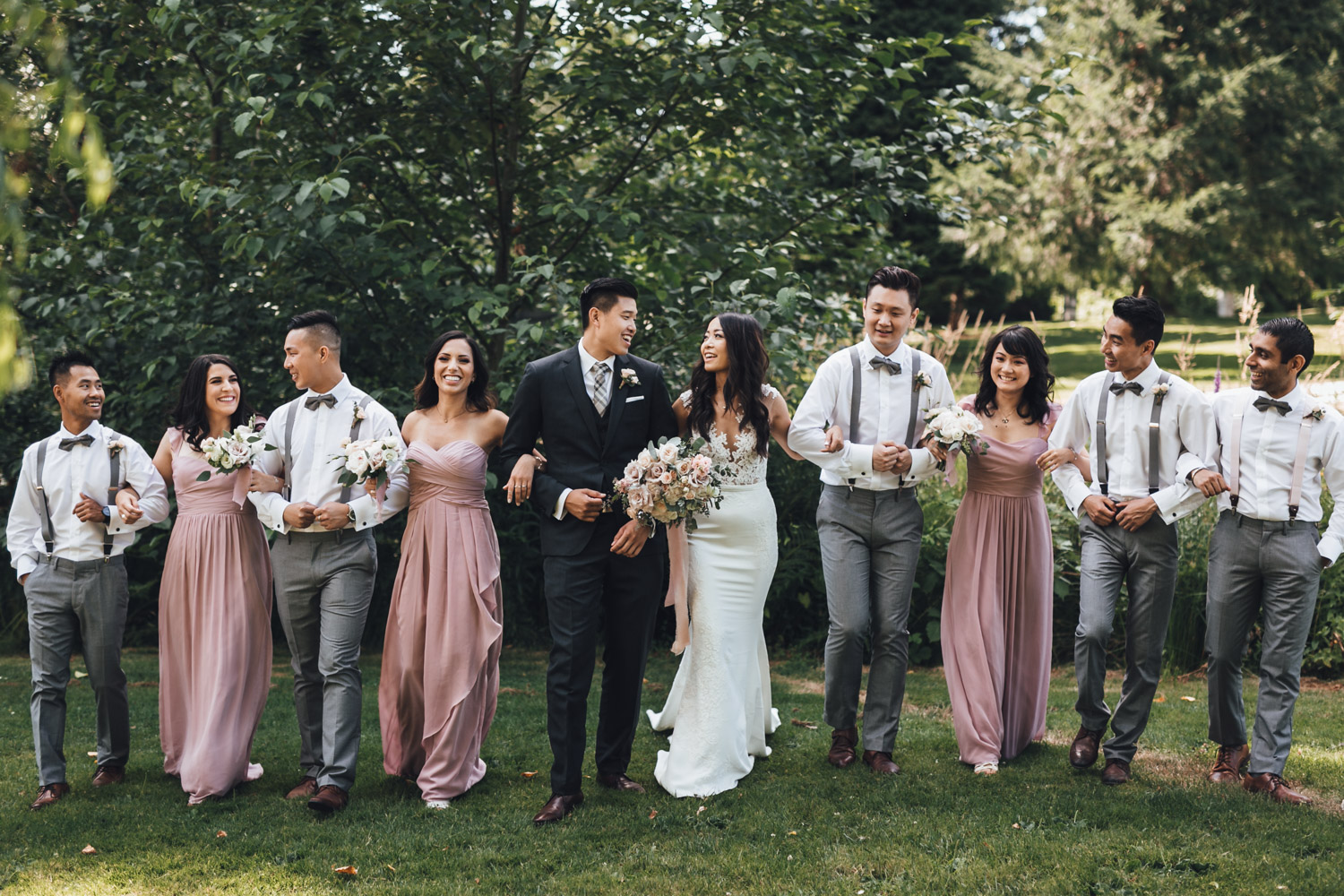 burnaby wedding photography at deer lake park bride and groom portraits