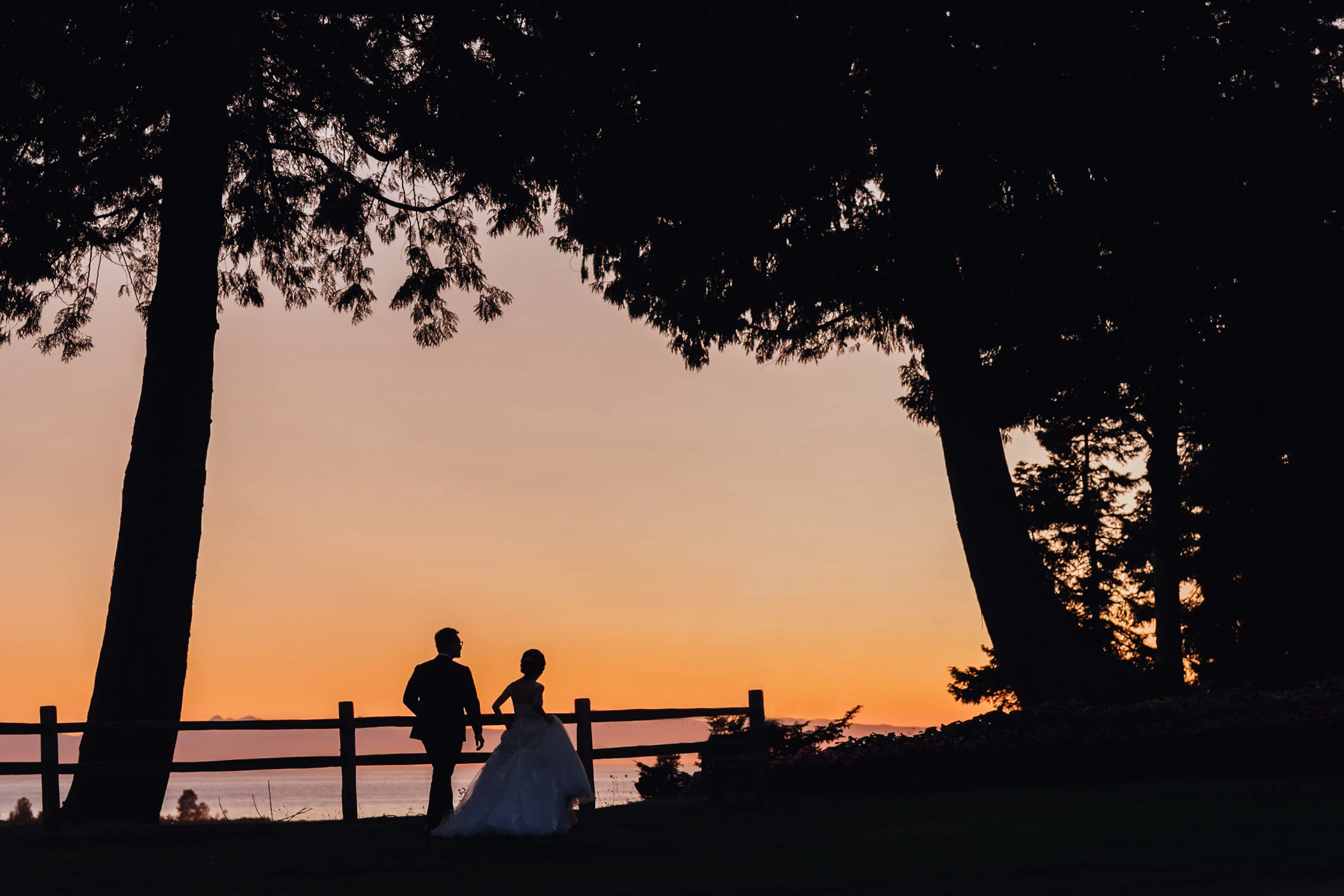 ubc wedding photography portraits of bride and groom during summer