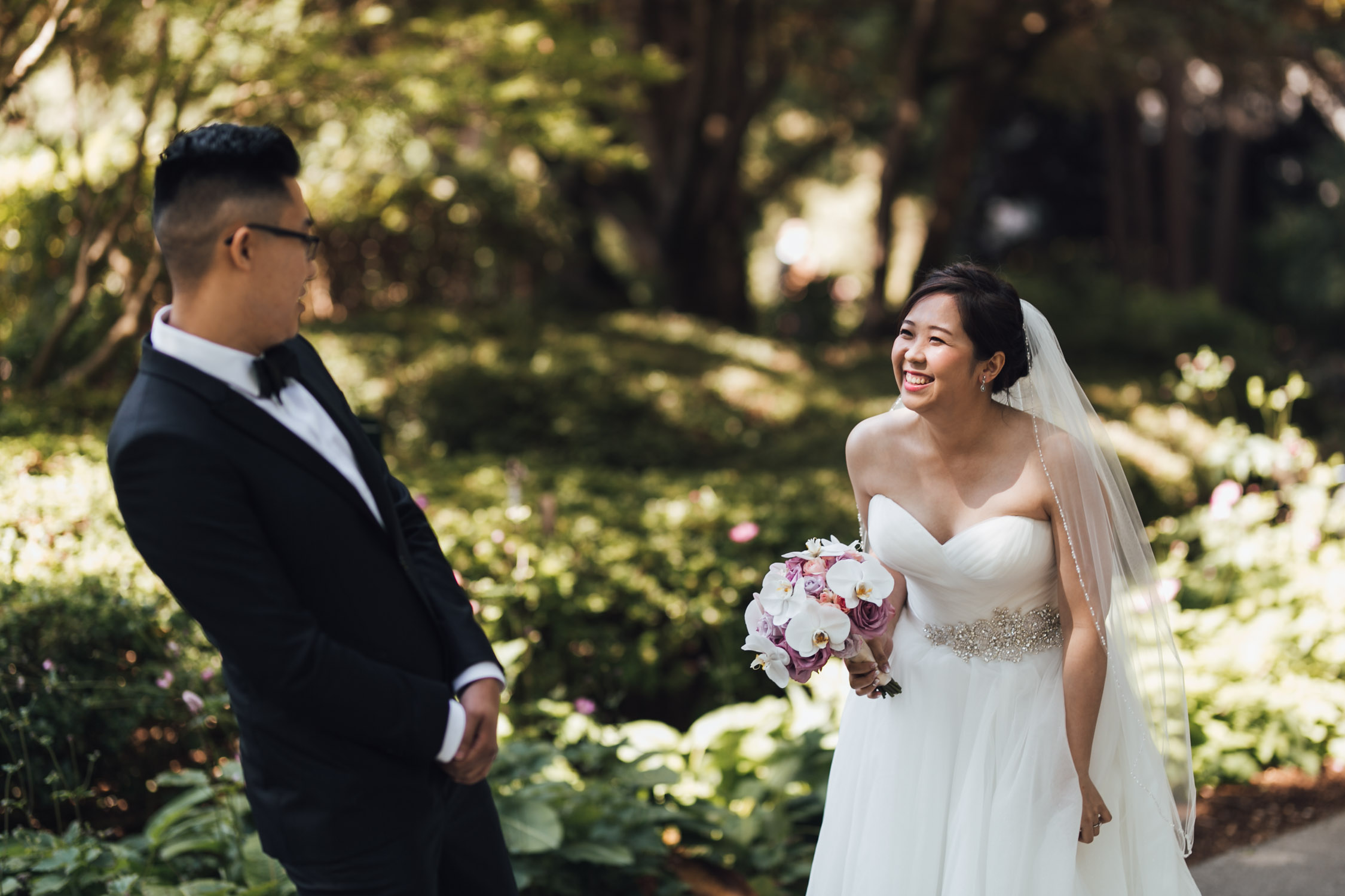 deer lake park burnaby wedding photography portraits