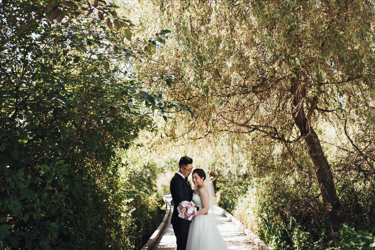 deer lake park burnaby wedding photography portraits