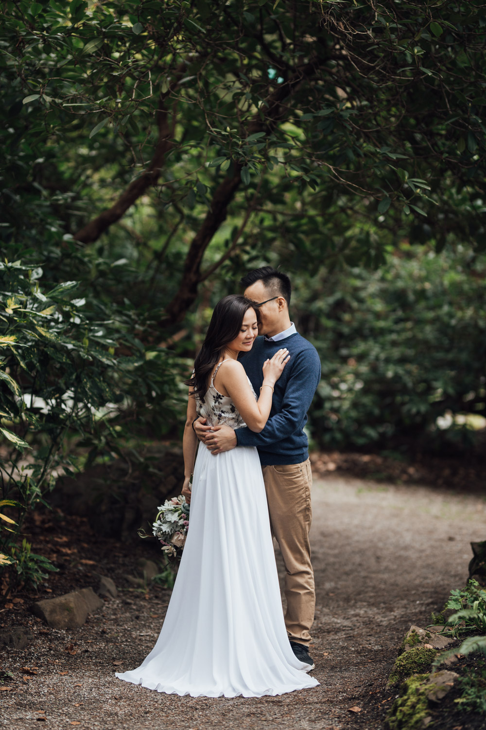 stanley park forest engagement photography vancouver bc