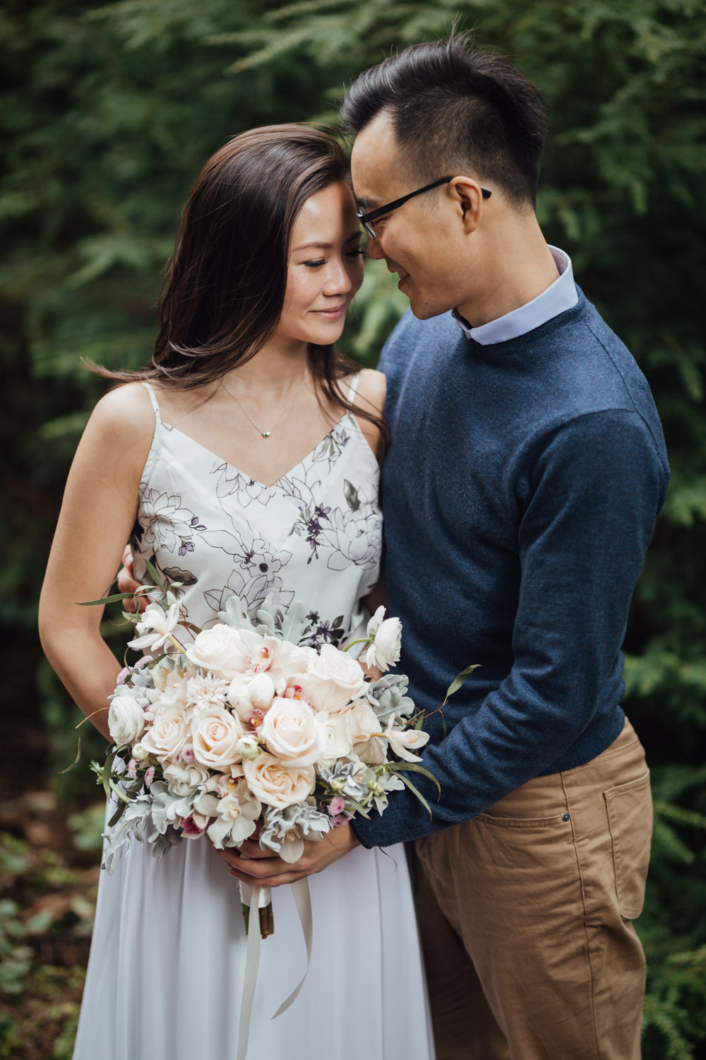 stanley park forest engagement photography vancouver bc
