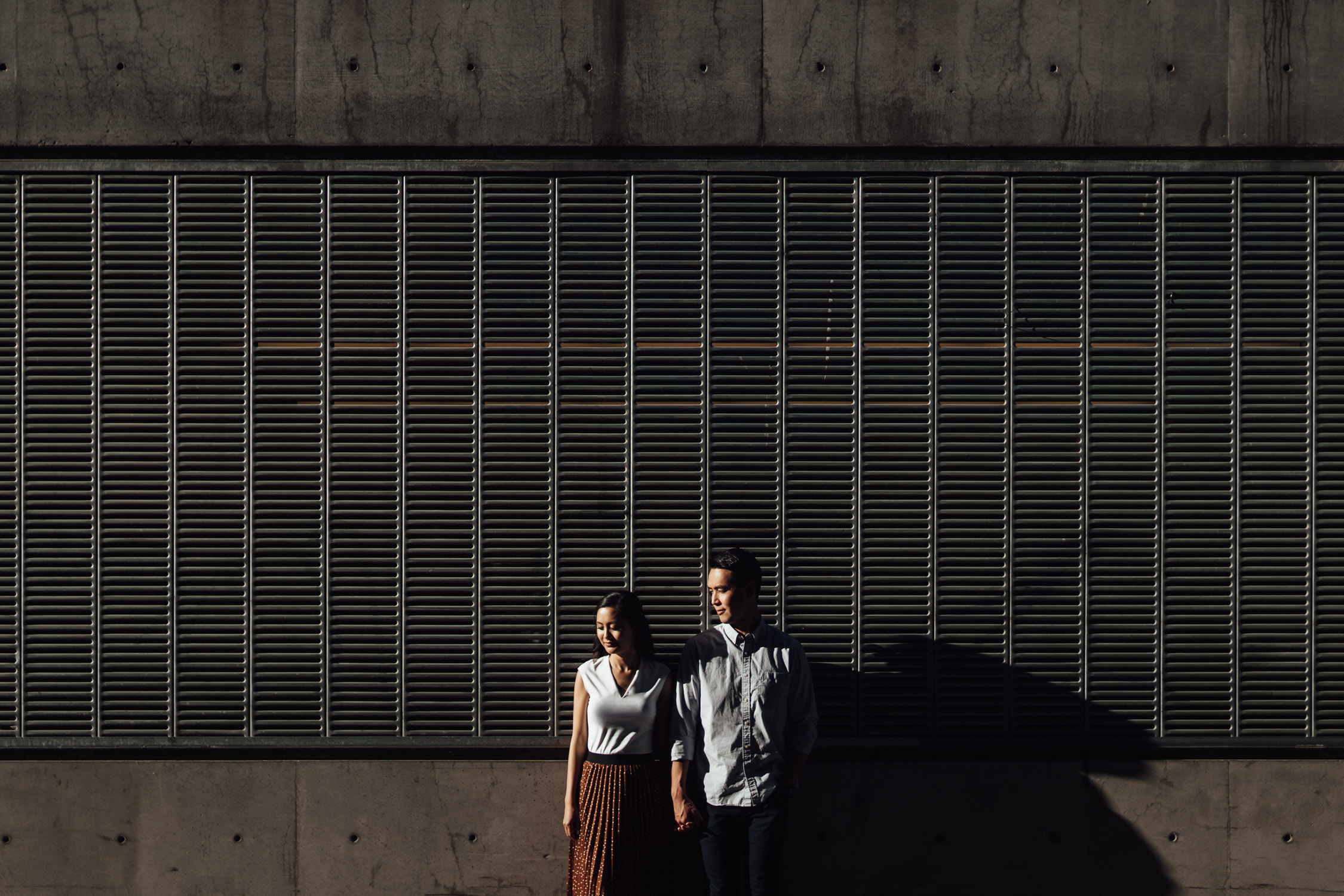 vancouver engagement photography in gastown during sunset vancouver bc