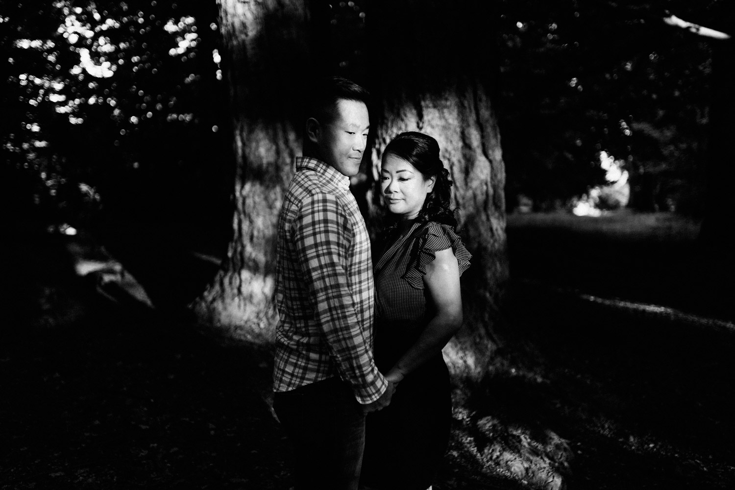 stanley park summer engagement rose garden vancouver bc photography