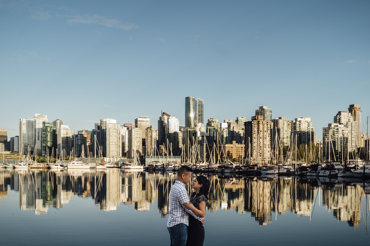 stanley park summer engagement rose garden vancouver bc photography