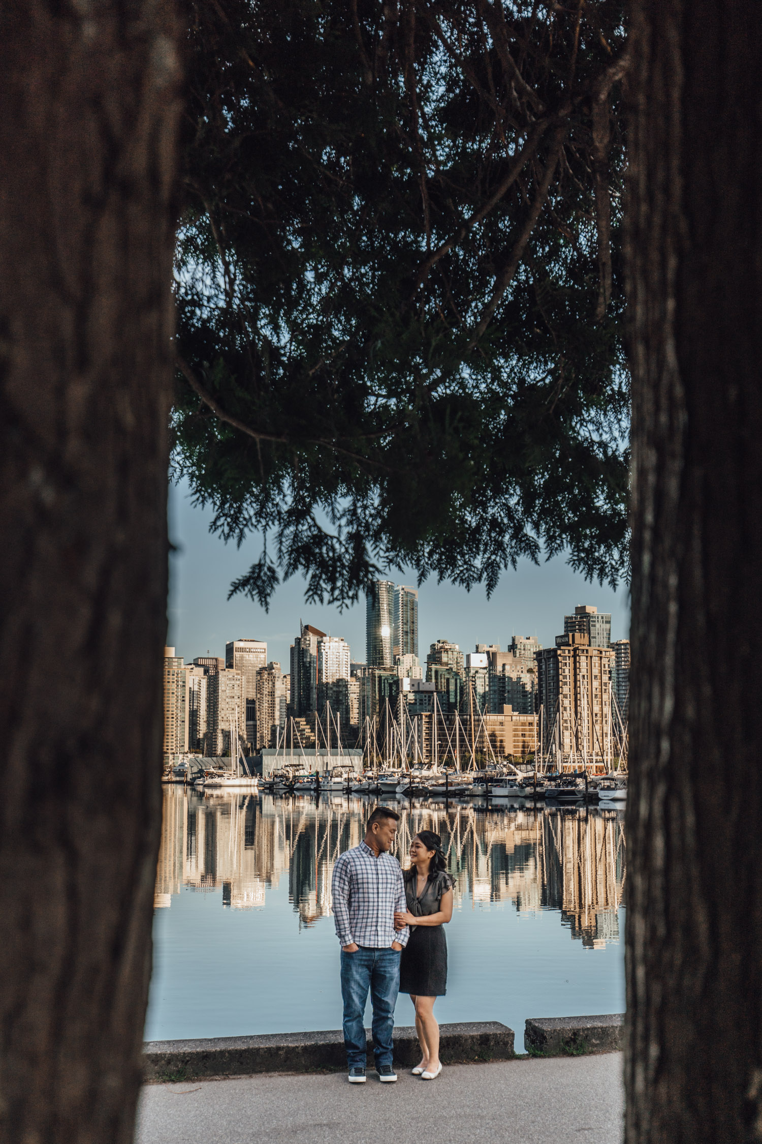 stanley park summer engagement rose garden vancouver bc photography
