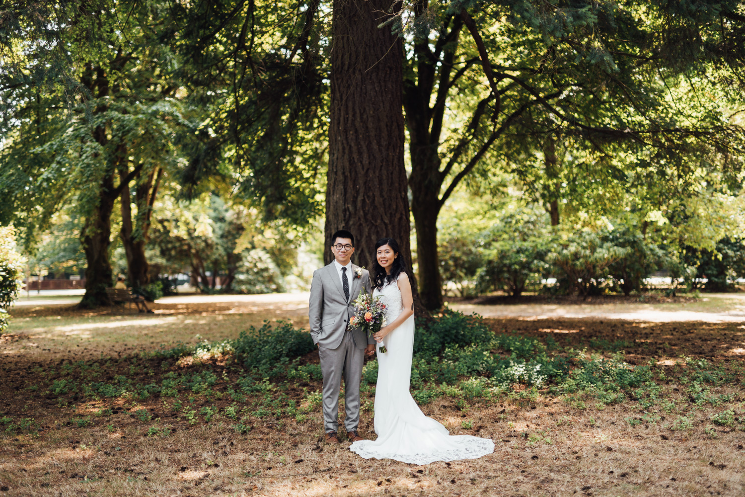 shaughnessy park bridal party portraits in vancouver wedding photography