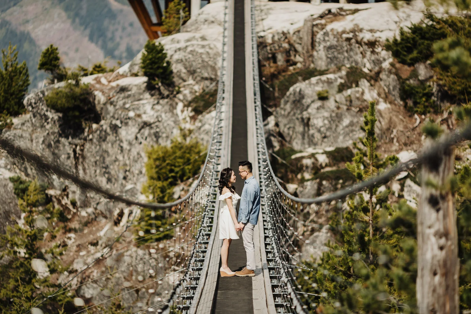 sea to sky gondola engagement photography empty