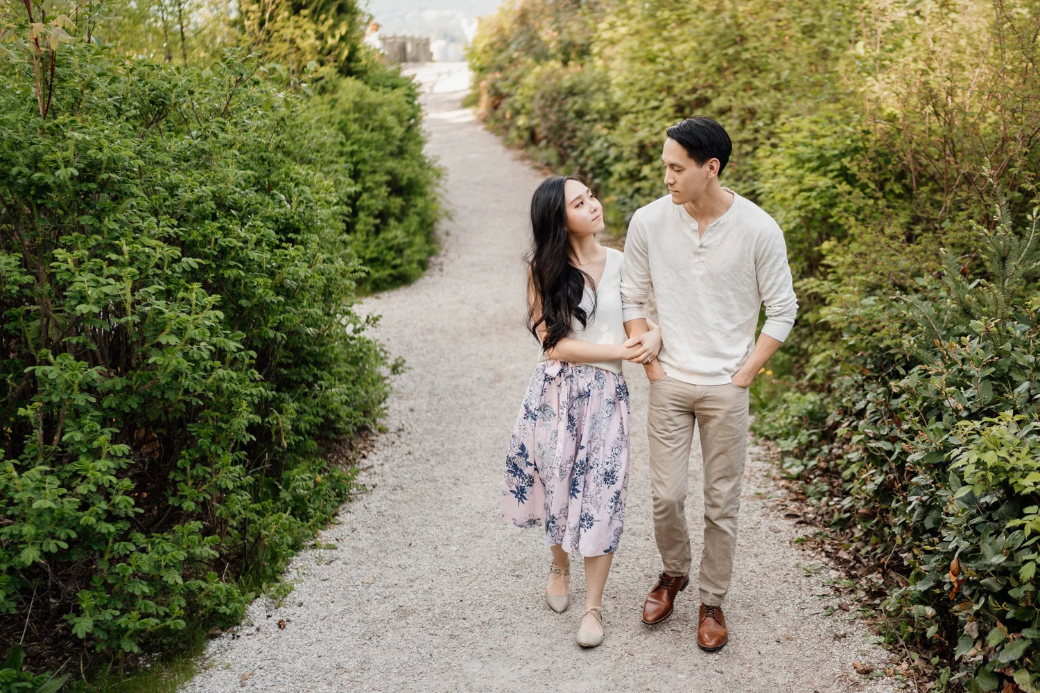 prospect point stanley park in vancouver bc engagement photographer