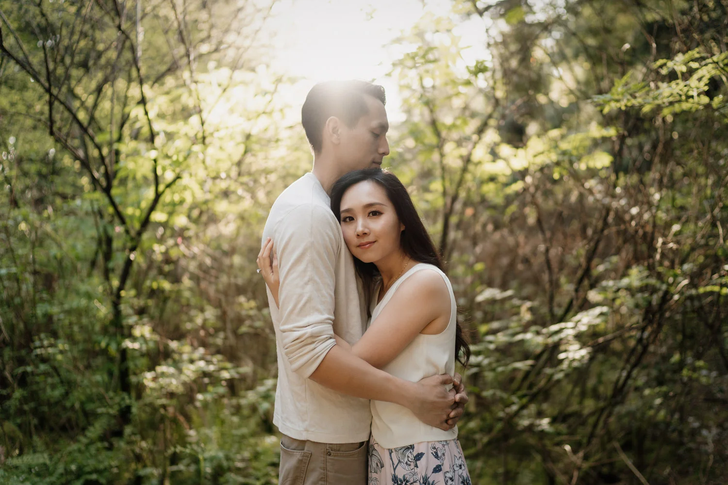 prospect point stanley park in vancouver bc engagement photographer