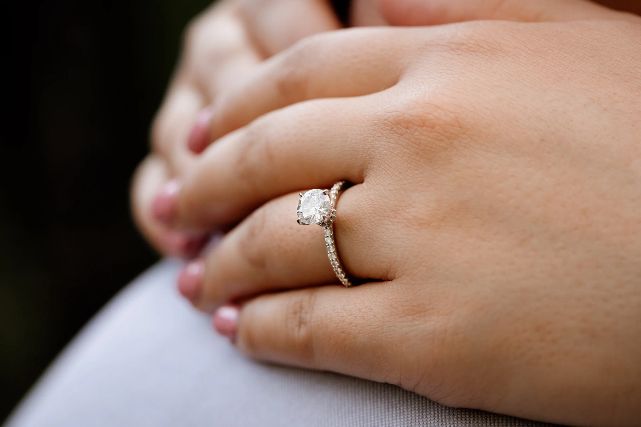VanDusen Botanical Garden summer engagement photography in Vancouver BC