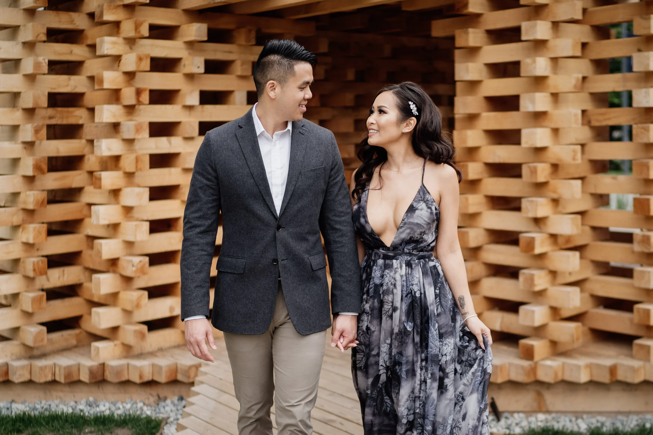 ubc engagement photography during summer in vancouver bc
