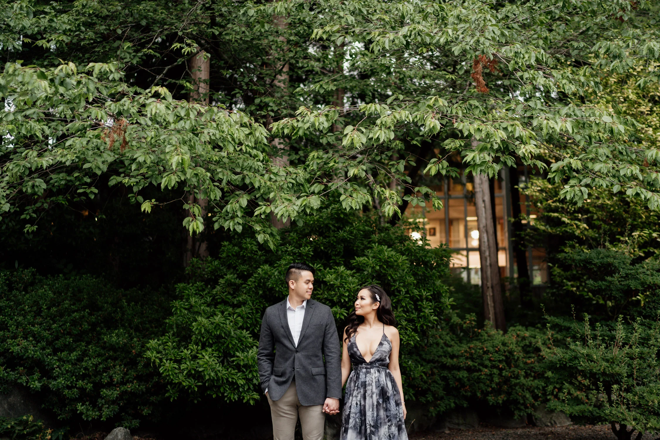 ubc engagement photography during summer in vancouver bc