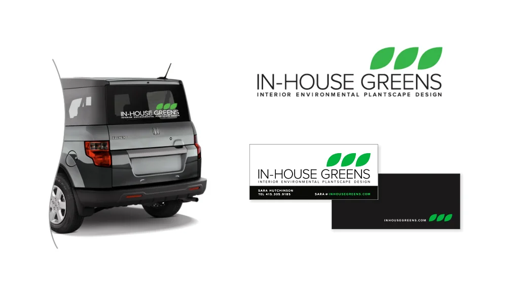In-House Greens  /  identity + copywriting