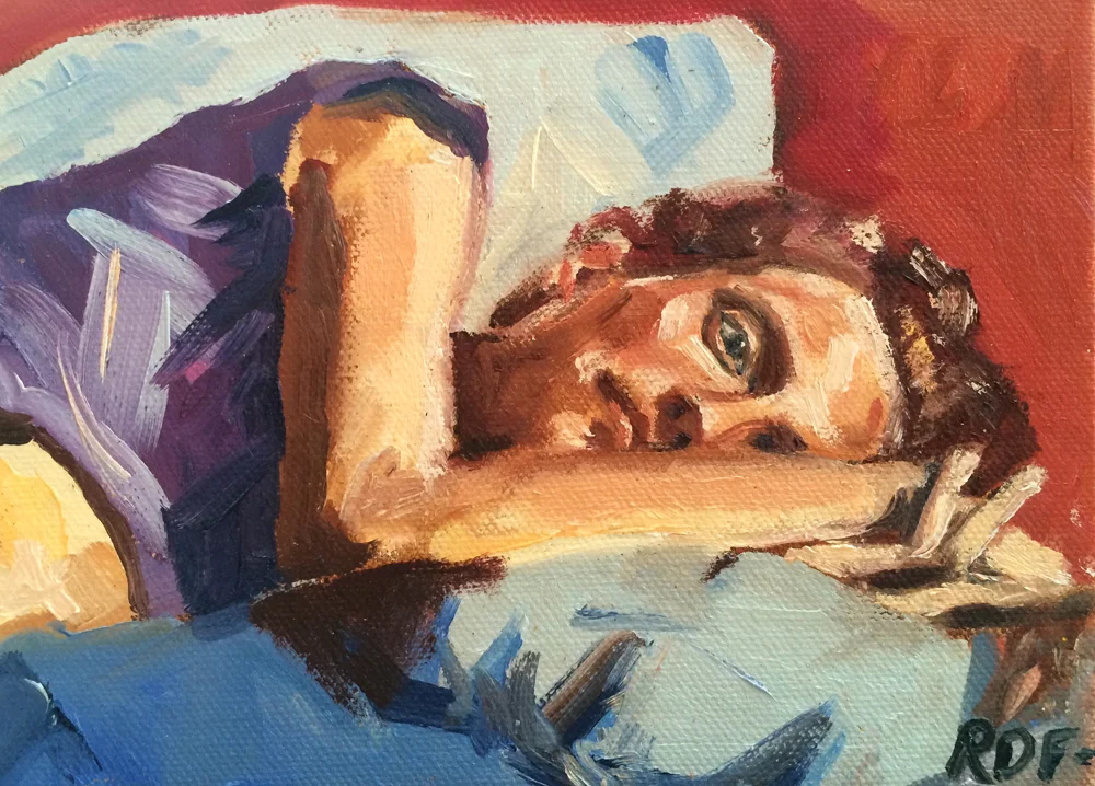 The Long Labor- Oil on Canvas Board- See it on Etsy