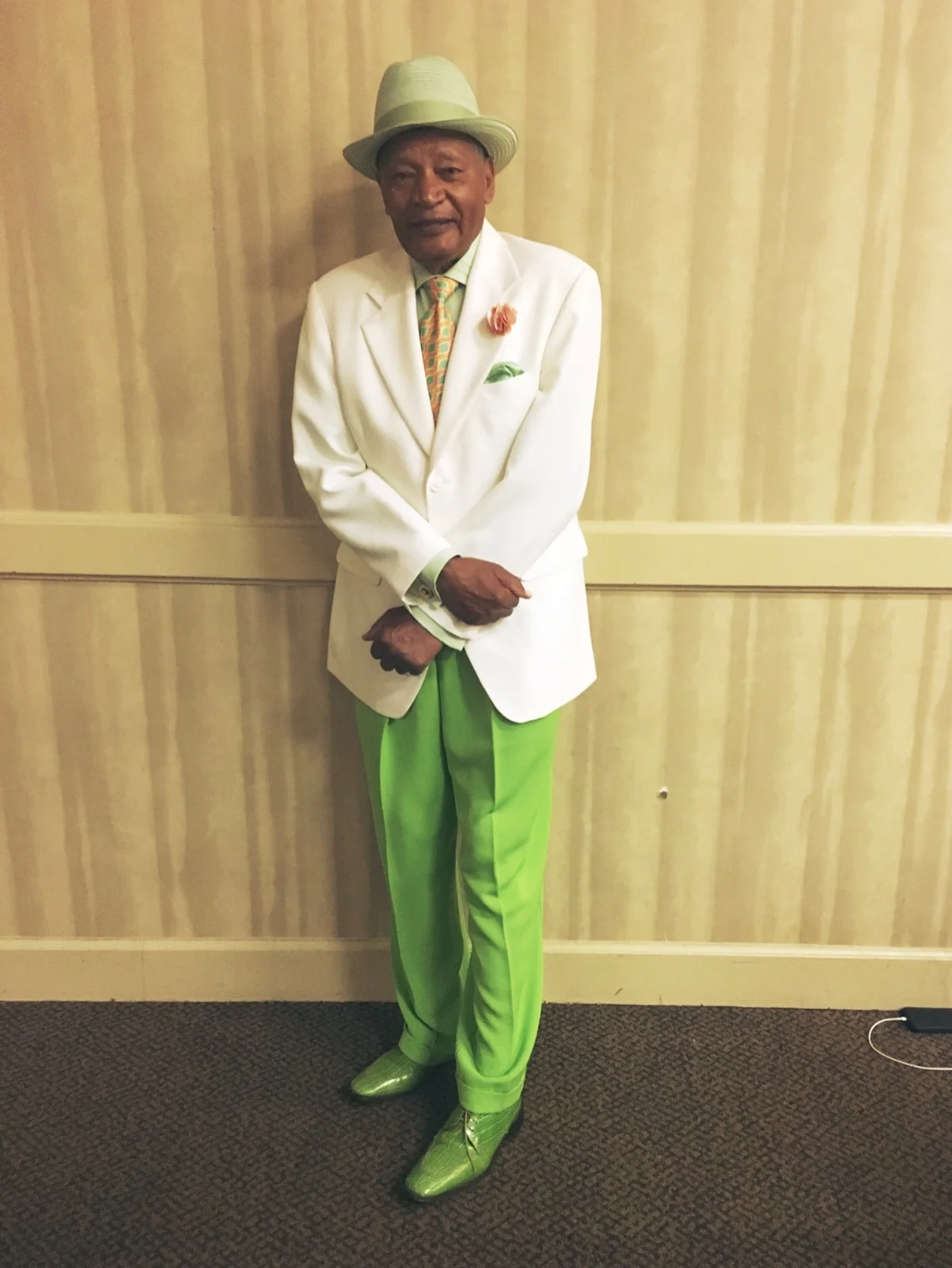 Chinua's very well-dressed Great Uncle Bo, one of the elders of the Bragg family.