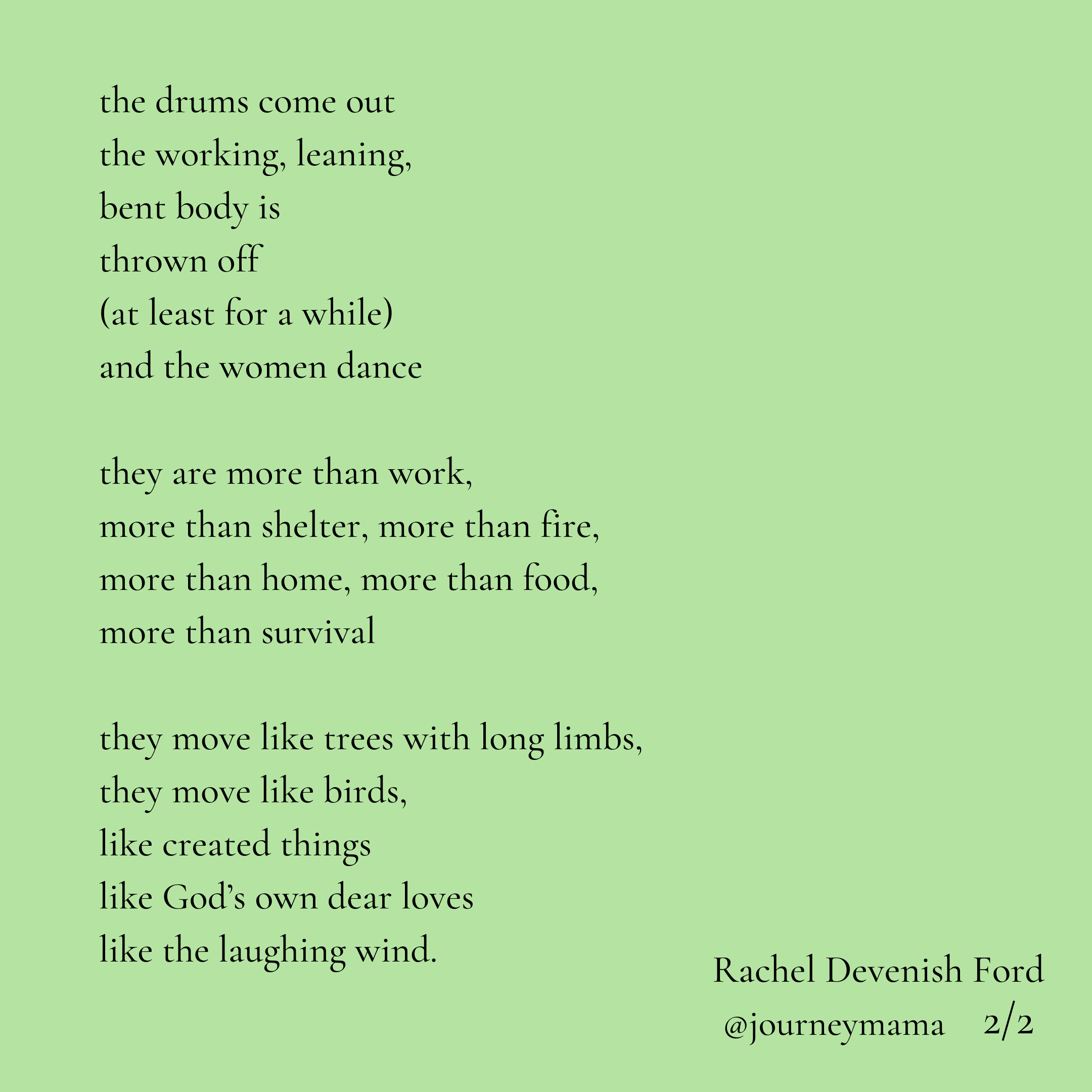 The Women Dance A Poem Journey Mama