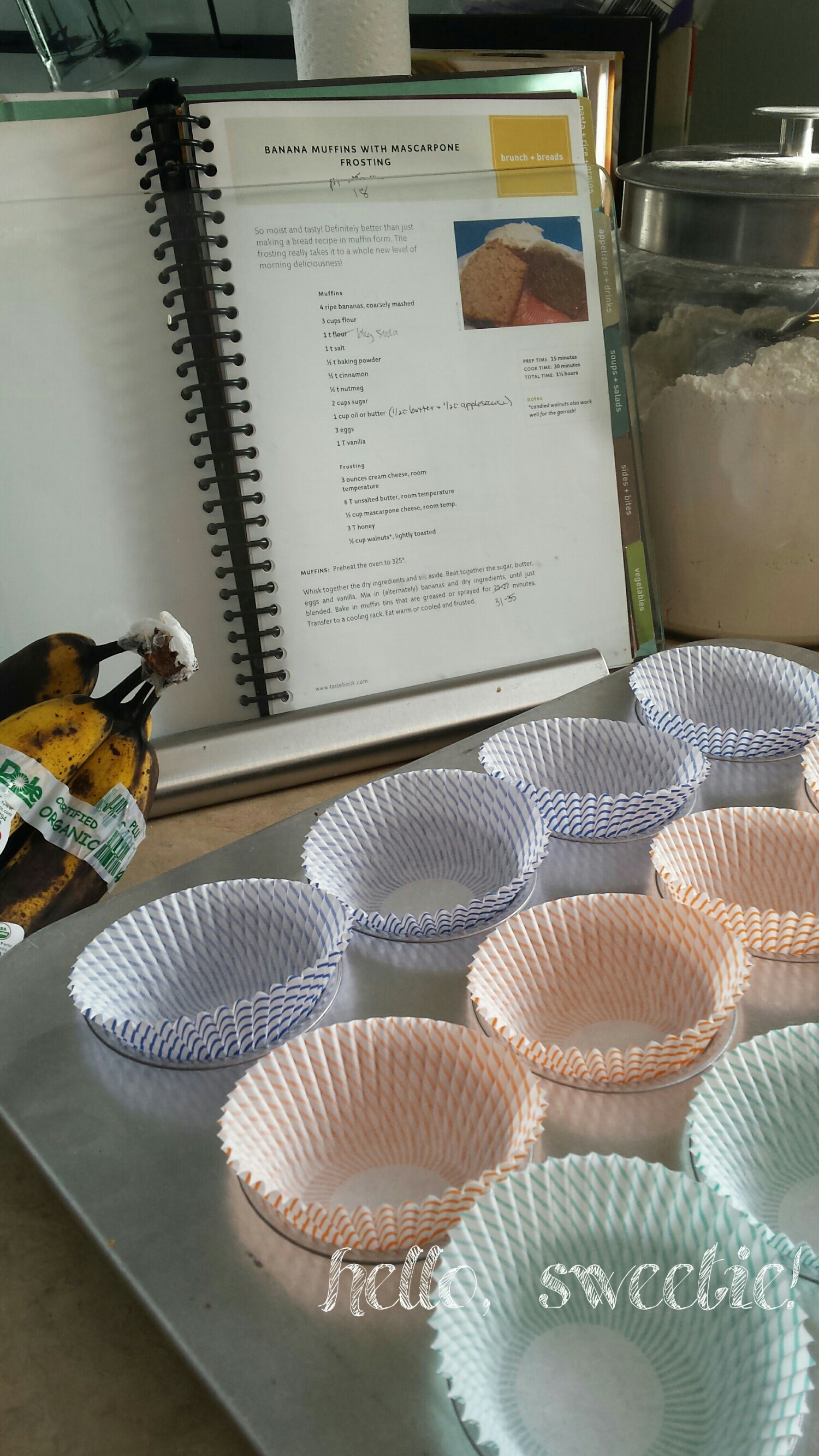 muffin preparation | hello, sweetie!