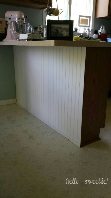 new bead board, old flooring