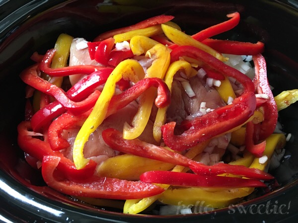 Slow Cooked Chicken Cacciatore 