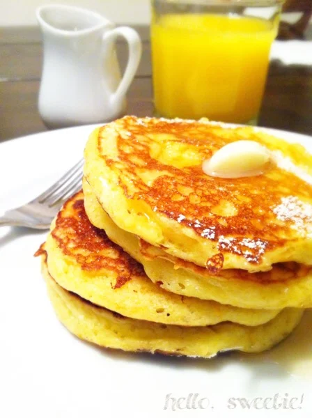 Orange Ricotta Pancakes