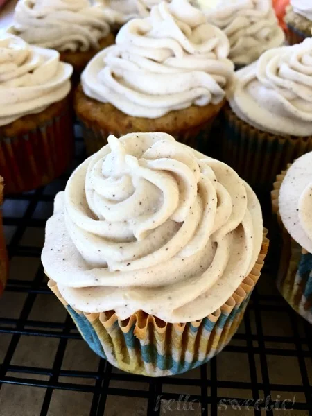 Carrot & Apple Cupcakes