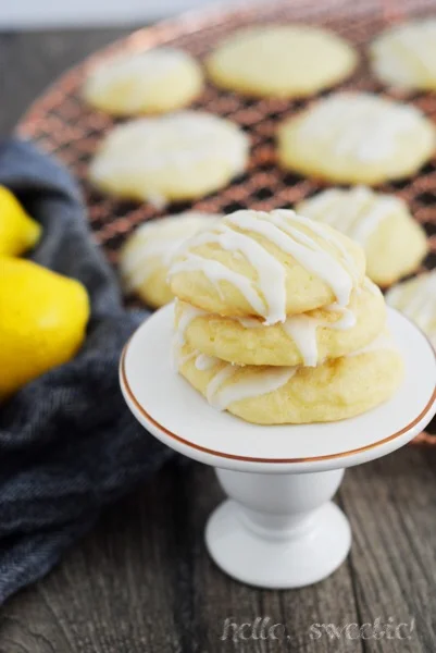 Glazed Lemon Sugar Cookies