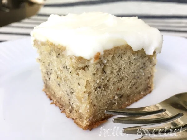 Mom's Banana Cake with Cream Cheese Frosting