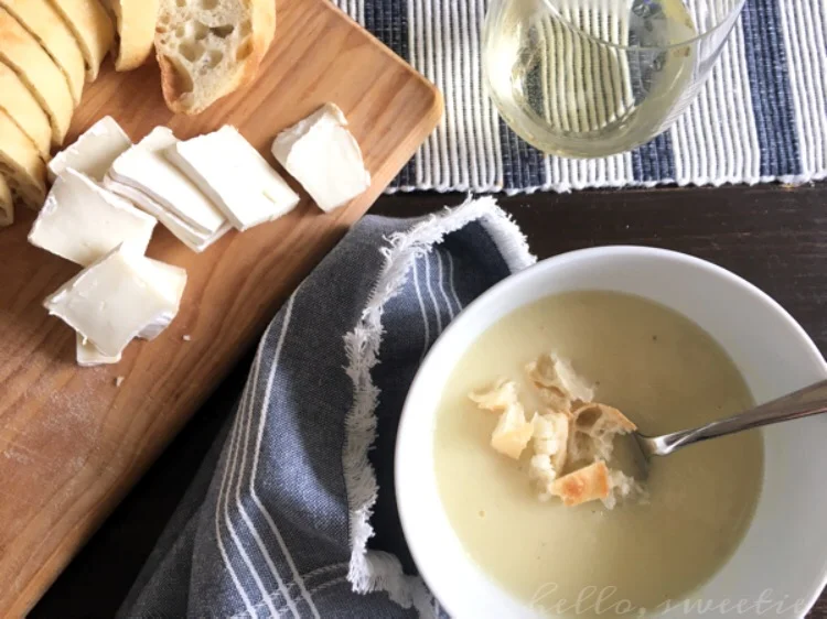 Vegan “Cream” of Cauliflower & Parsnip Soup
