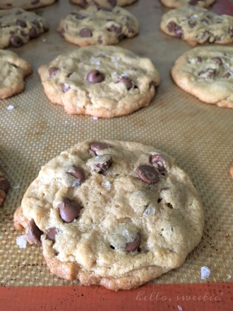 Tahini & Milk Chocolate Chip Cookies