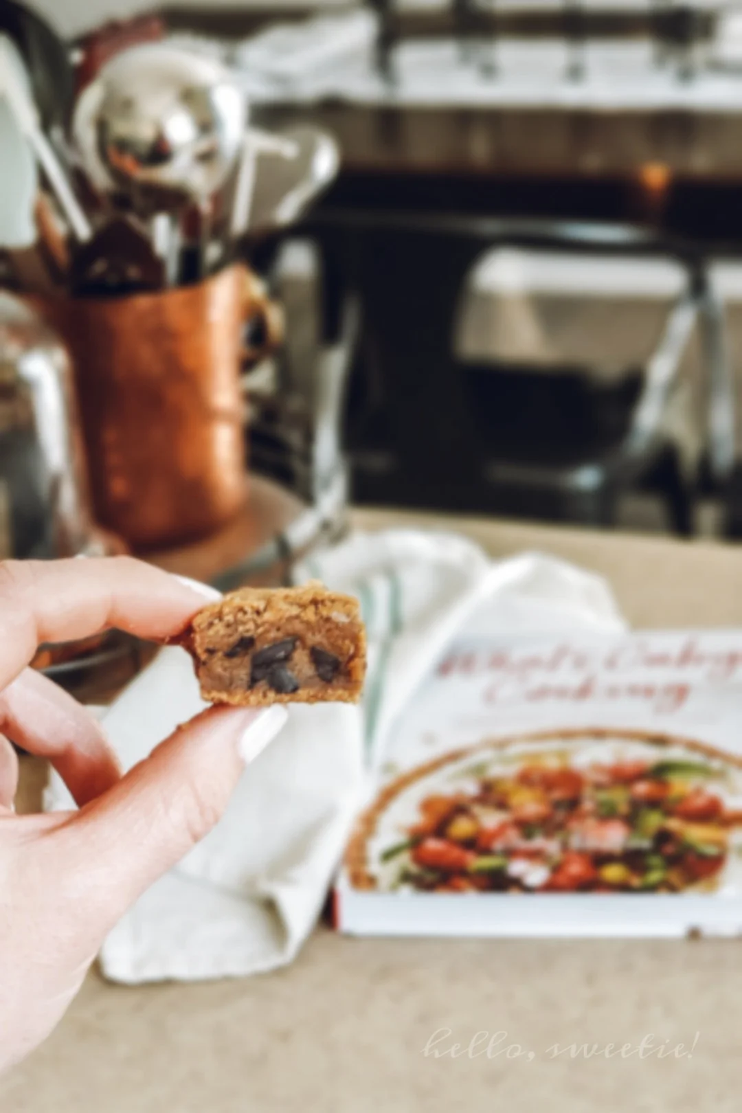 brown butter chocolate chip cookie squares