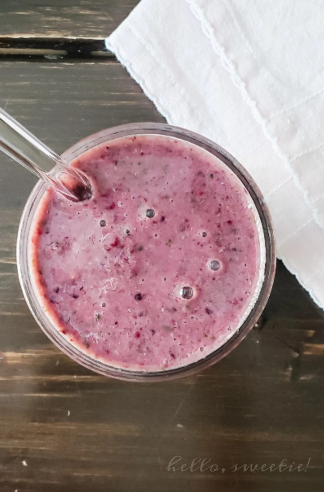 strawberry banana beet smoothie
