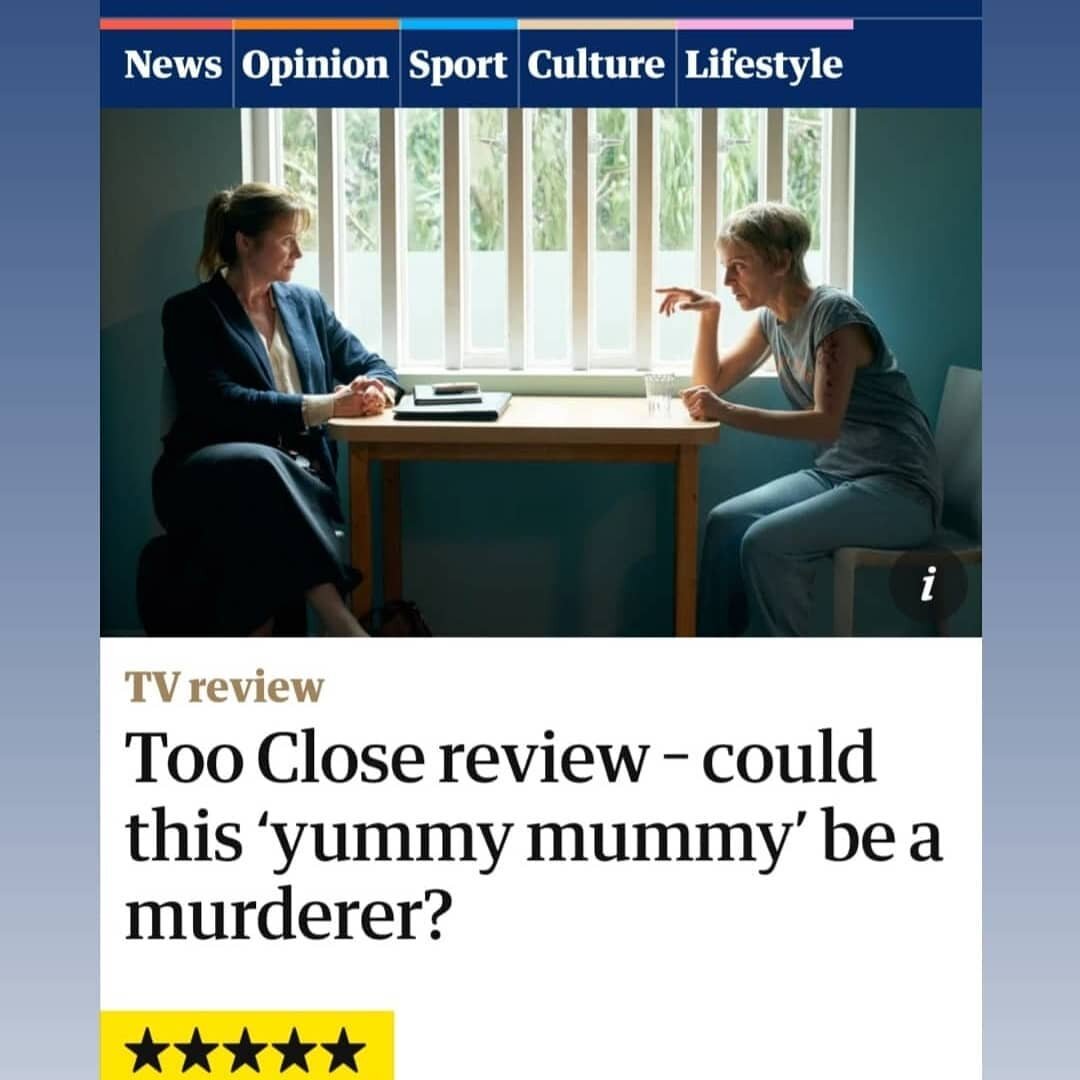 Great reviews for episode 1 of #tooclose 
.
Tune in tonight at 9pm for episode 2
.
Score by me 🎻🎺🎤
.
.
.
.
.
@guardian @the.independent @radiotimes @evening.standard #emilywatson #filmmusiccomposer #filmmusic #tvmusic #tvreviews #composer #deniseg