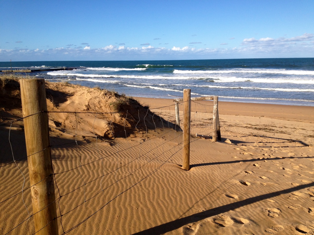 Sandy pics after storms and Venus
