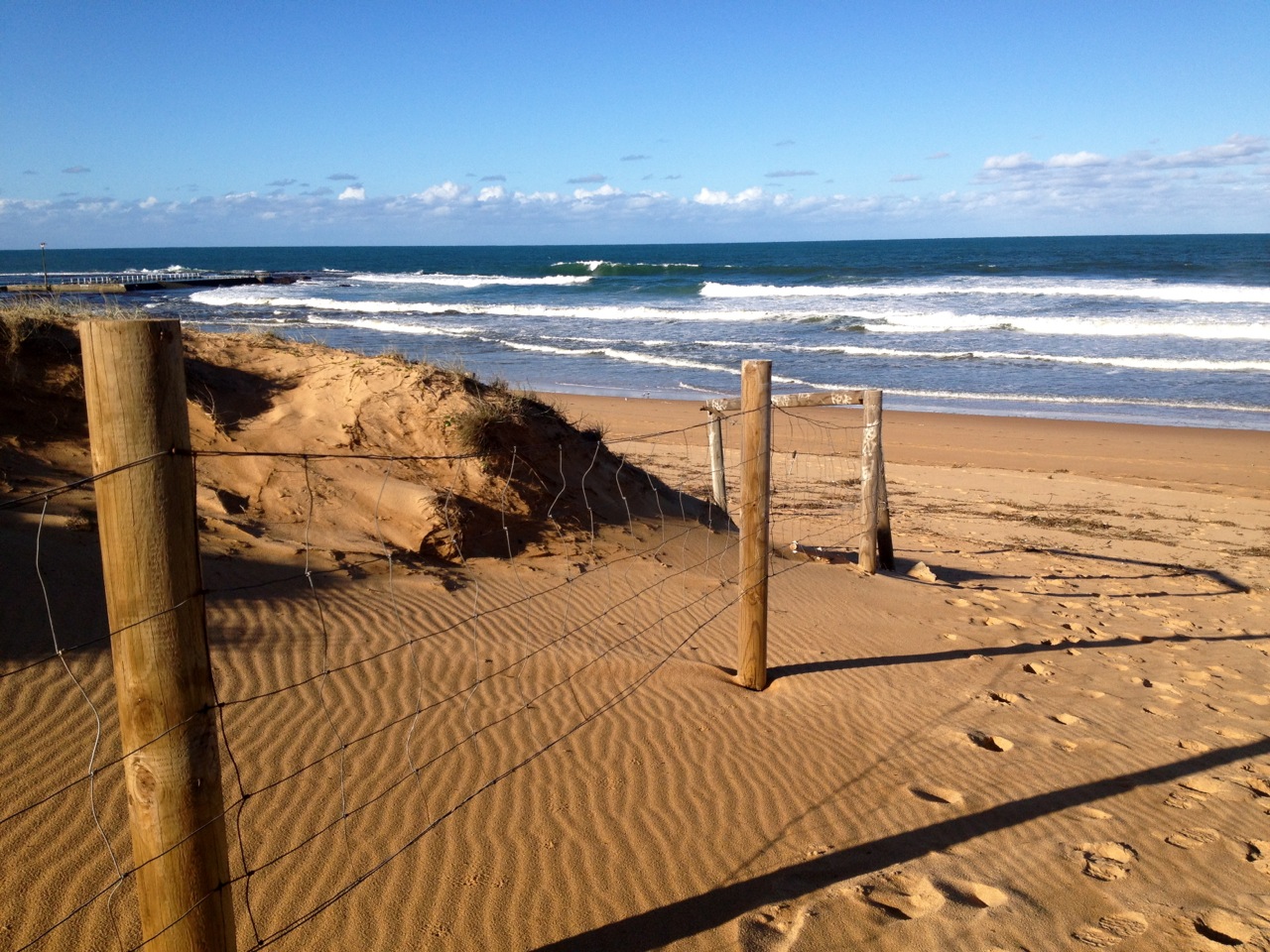 Sandy pics after storms and Venus