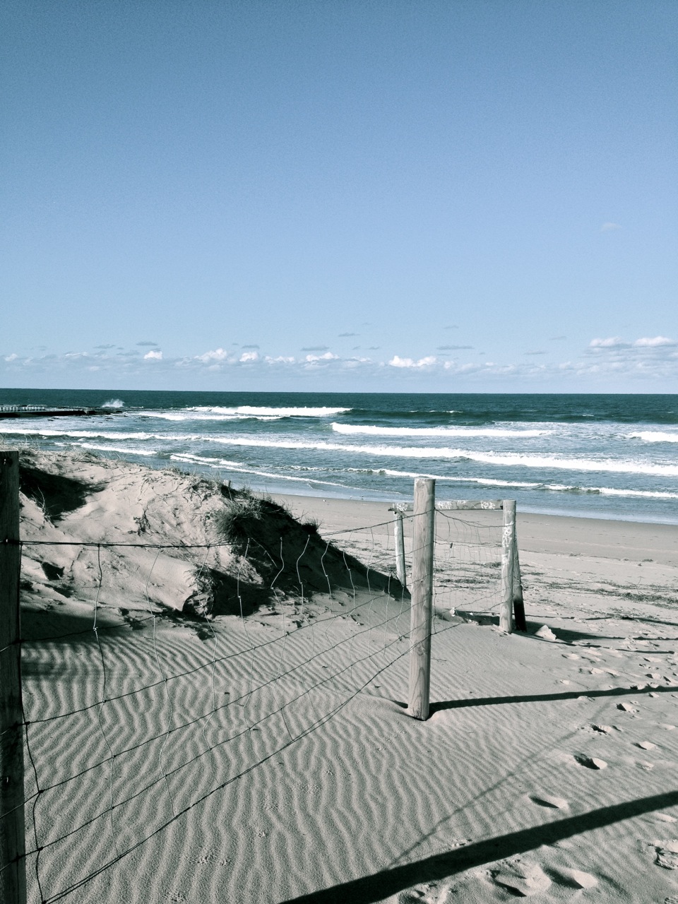 Sandy pics after storms and Venus