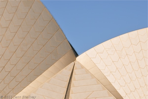 Ferrying past Opera House