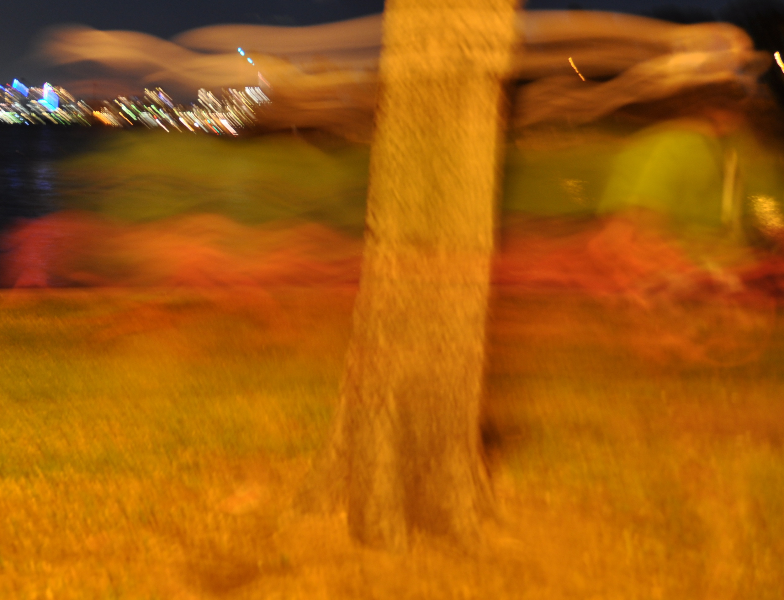 Playing at night in Sydney