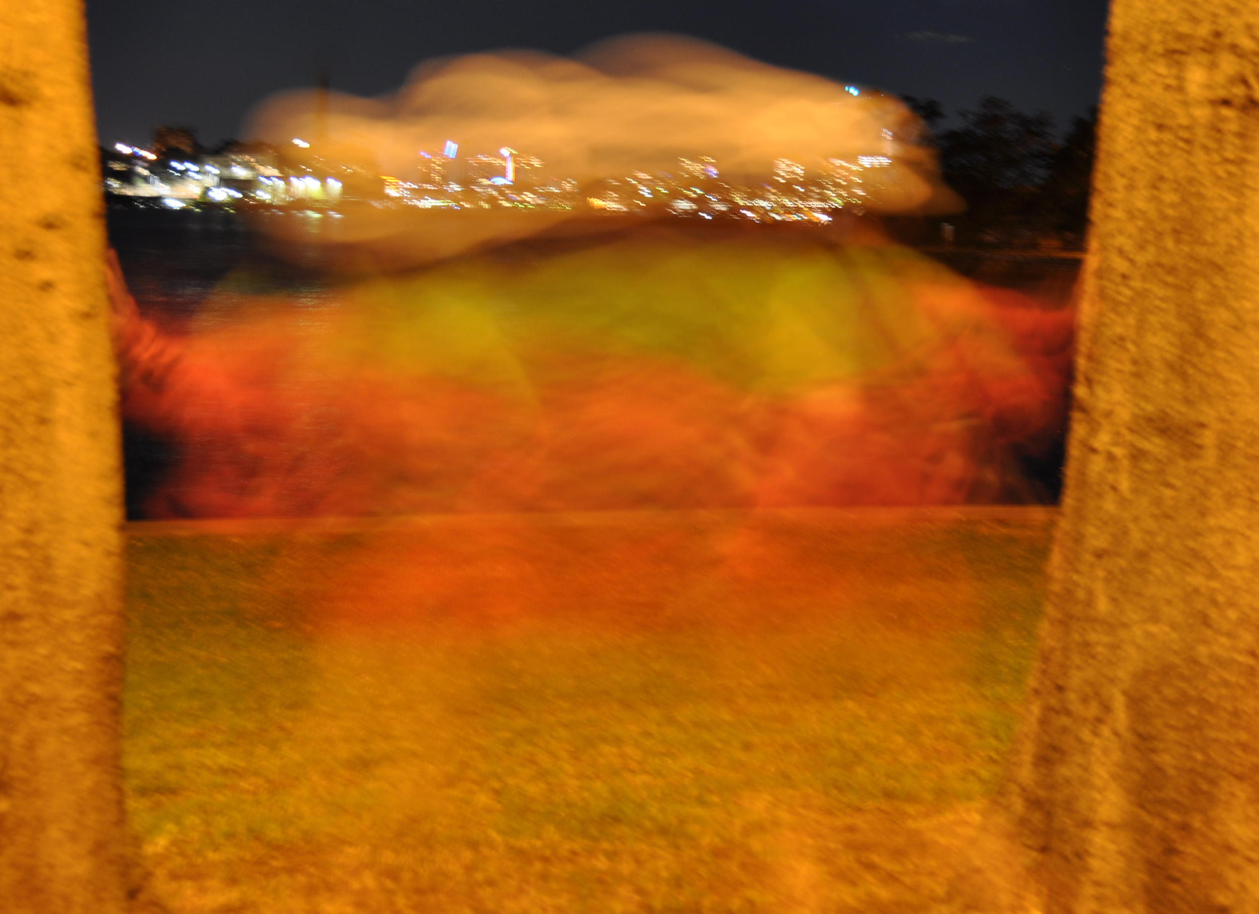 Playing at night in Sydney