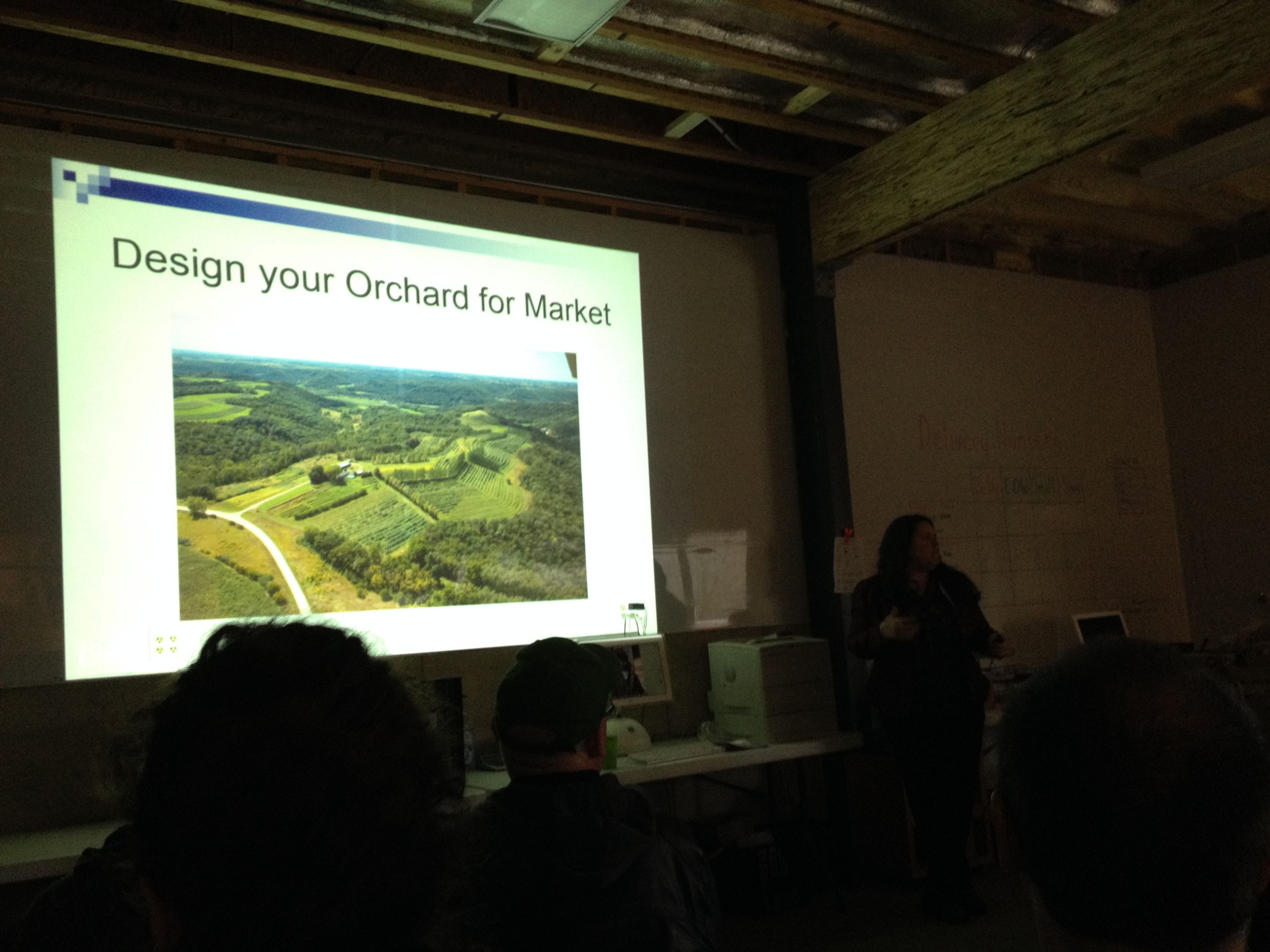  Jackie Hoch gave a great workshop on planning your orchard for market 