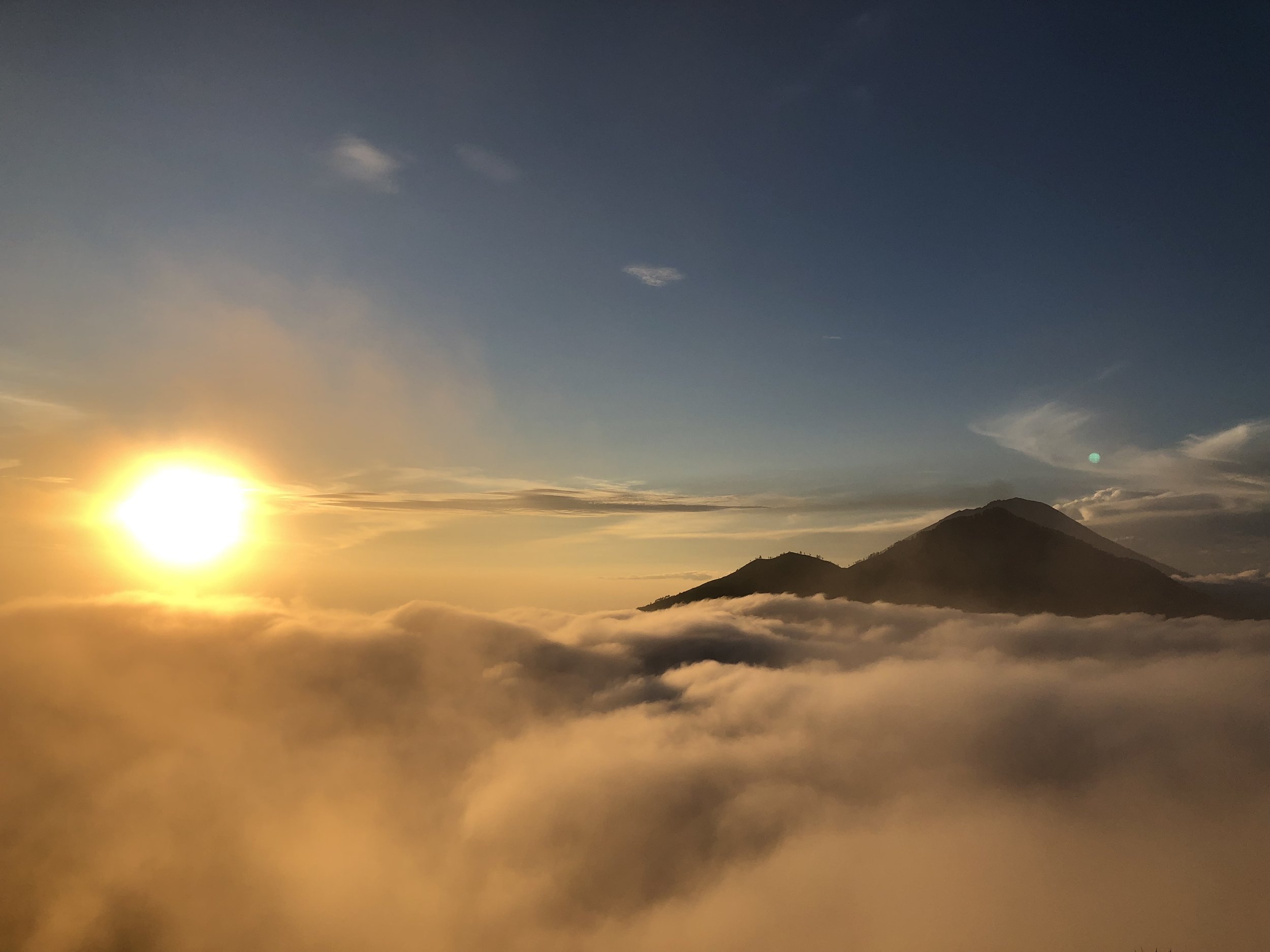 Sunrise hike on Mount Batur