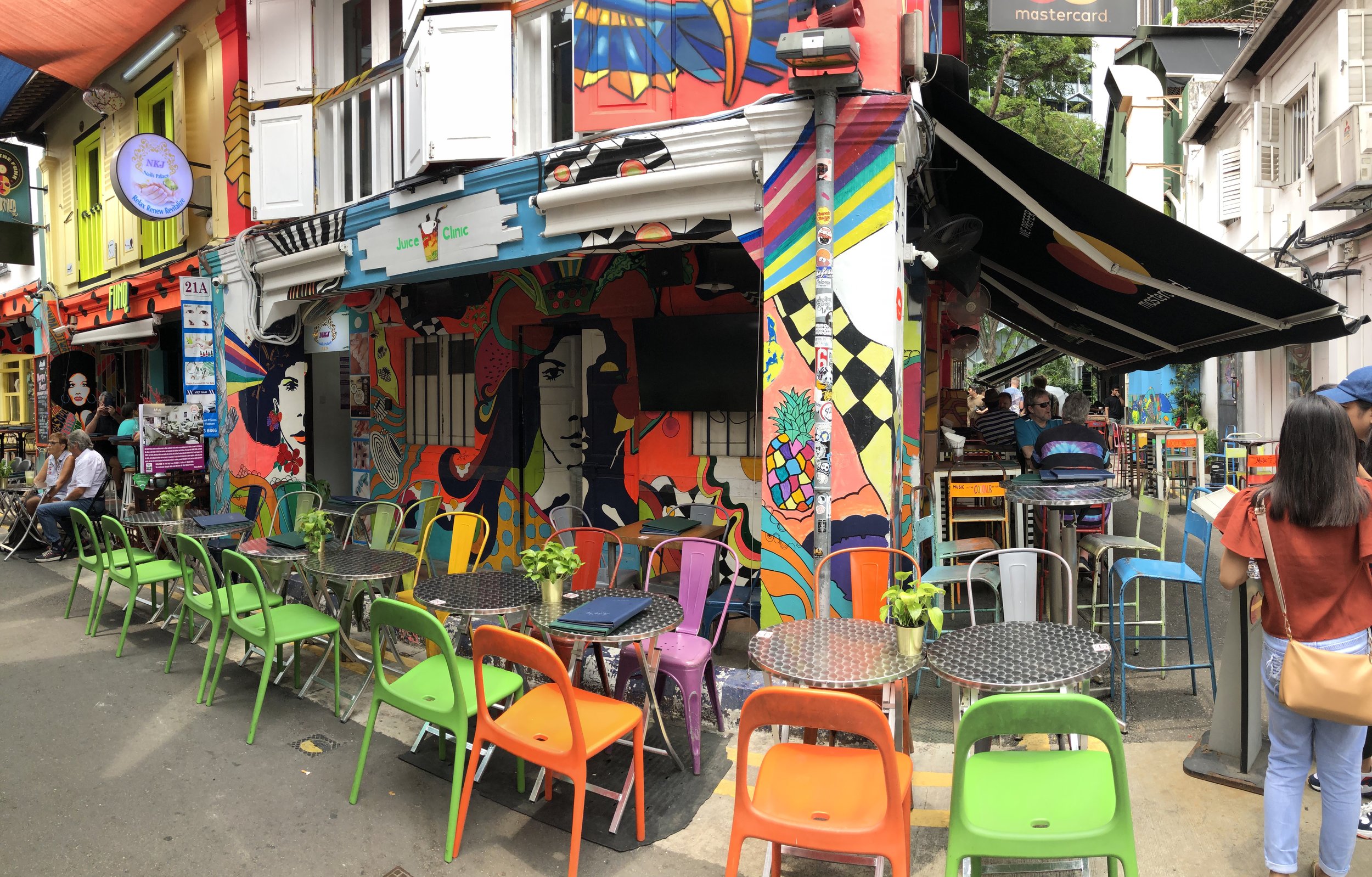 An adorable restaurant near Arab St, where I stayed