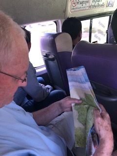 Roy brings his own map to Thailand