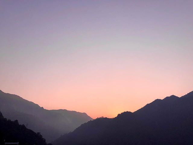 A daily reward for all my early mornings last month in Rishikesh. I don&rsquo;t get up at 5am anymore, but instead I get a different perspective, hearing the street wake up outside my window: horse hooves trekking up the mountain roads, kids laughing